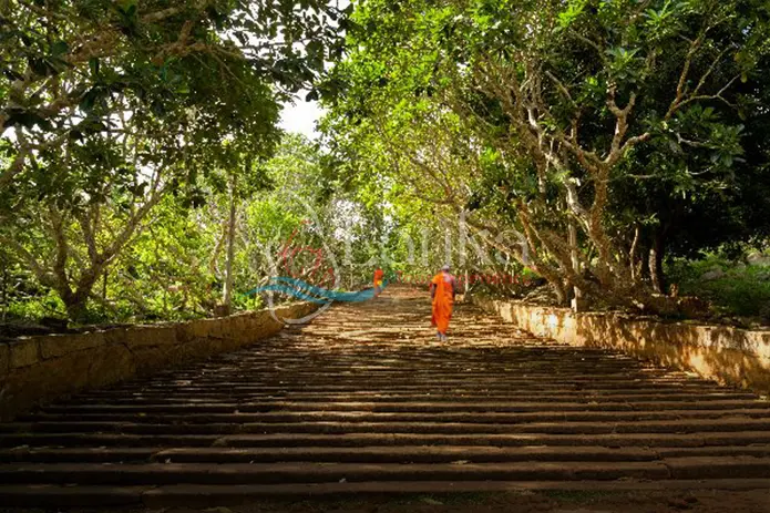 Stairway at Mihintale Buddhist temple