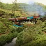 TRAIN JOURNEY KANDY TO ELLA Unique view of Sri Lankan landscape during a scenic train ride from Kandy to Ella!